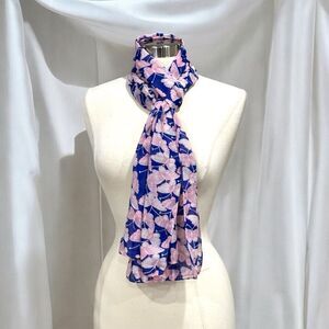 NWOT Women’s Butterfly Print Scarf in Purple and Pink Color